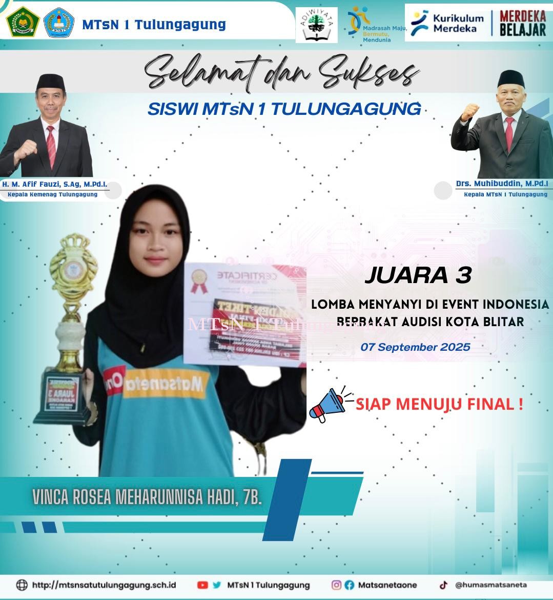 Juara 3 Lomba Menyanyi Indonesia Berbakat