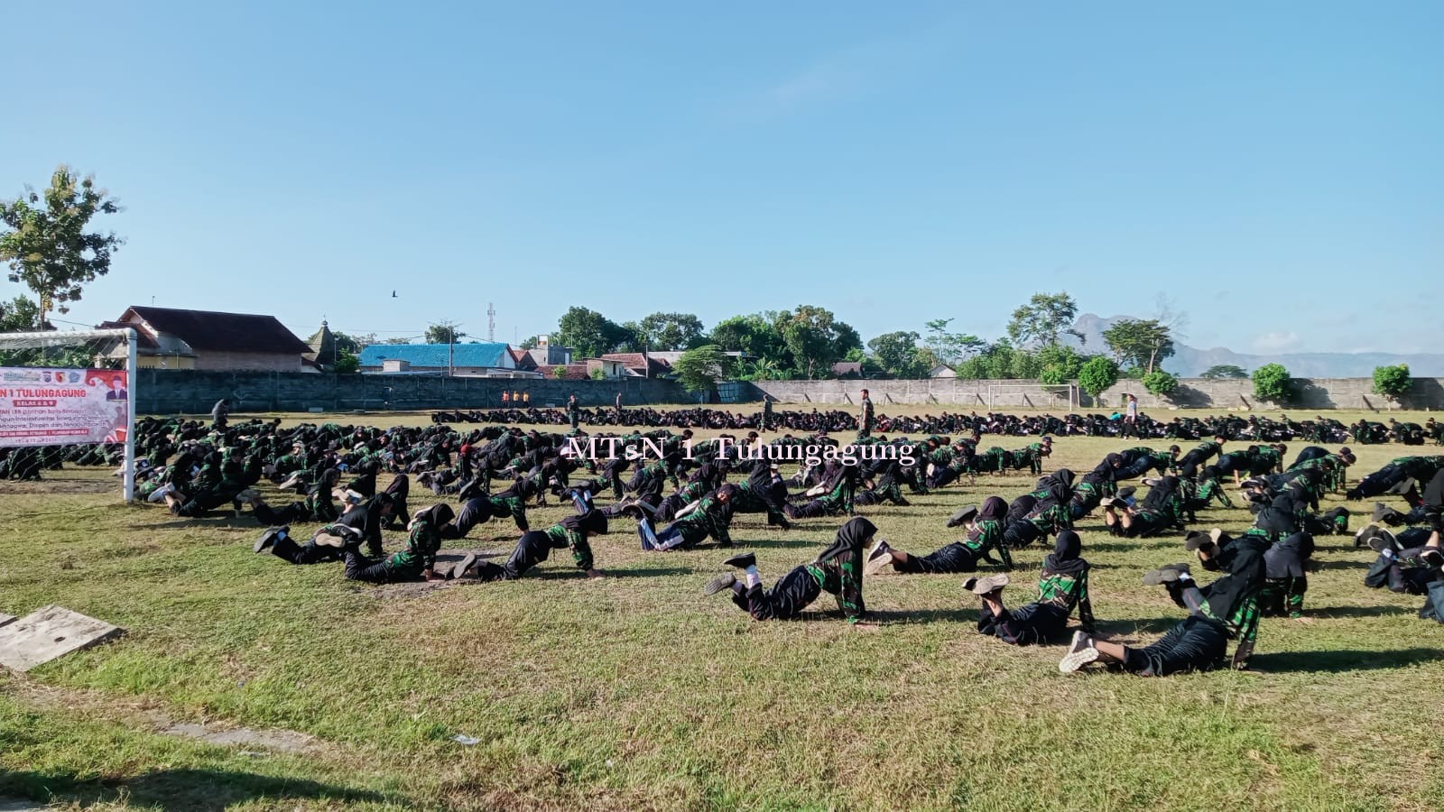 Latihan Bersama TNI-POLRI Berakhir,  Dilanjut Lomba Baris Berbaris Antarkelas