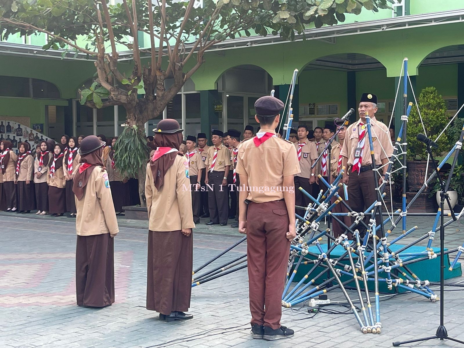 Matsaneta - Mantasa Gelar Upacara Gabungan Peringati Hari Pramuka ke-63