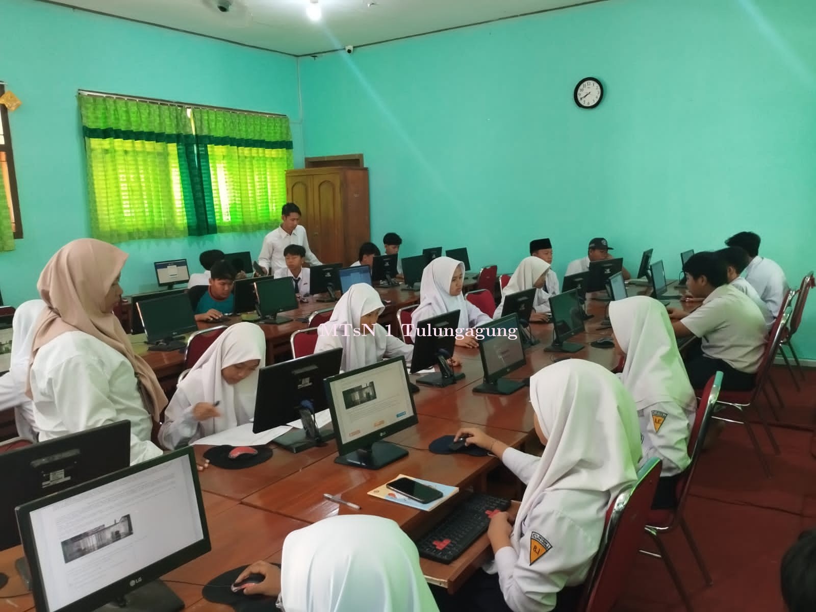 Siswa Matsaneta Ikuti Gladi ANBK 2024