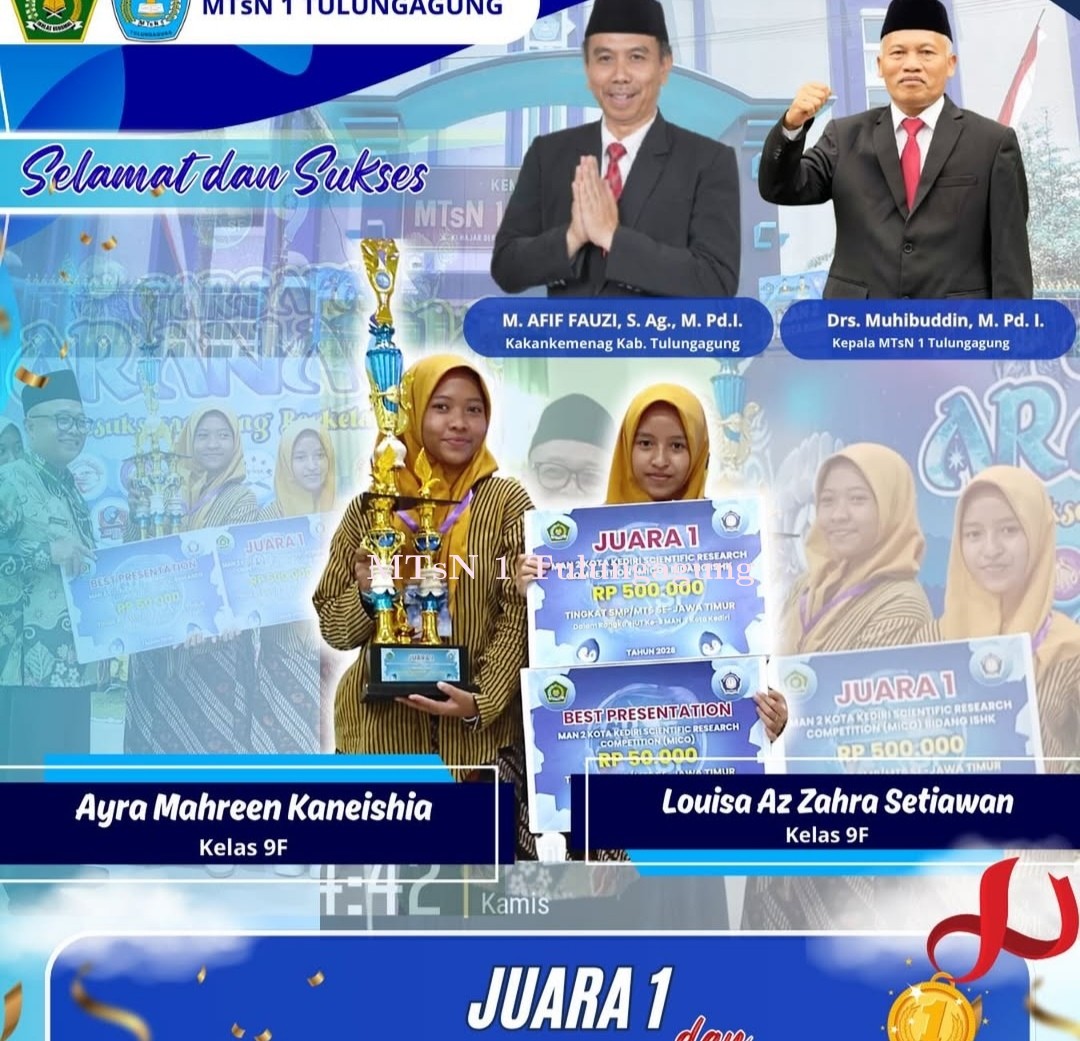 Juara I dan Best Presentation Kompetisi Riset Tingkat Provinsi