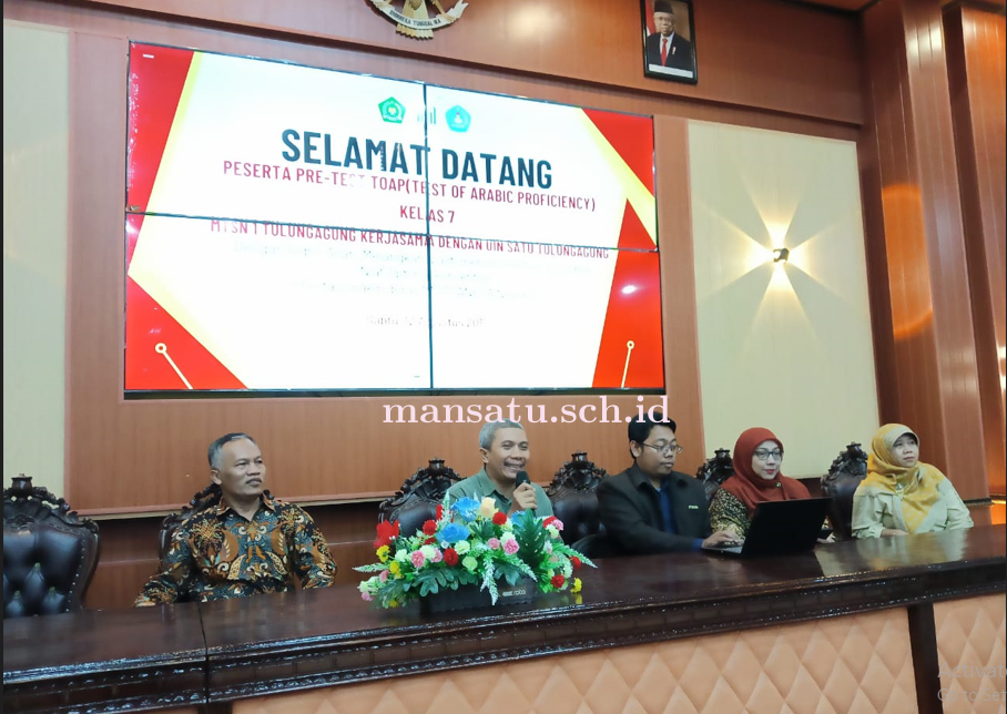 MTsN 1 Tulungagung Melaksanakan TOAP Kerja Sama UIN SATU 