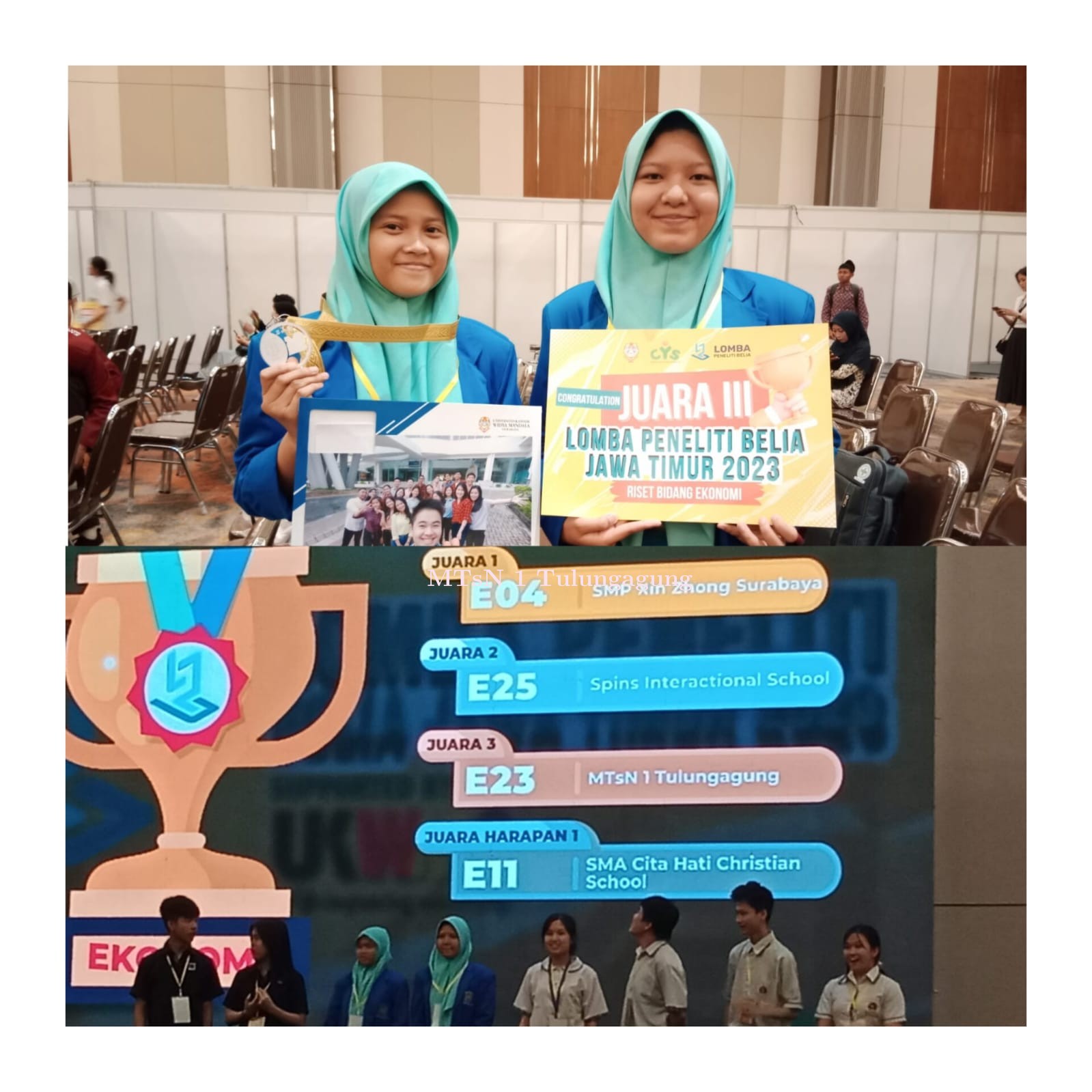 Juara 3 Lomba Peneliti Belia Jatim