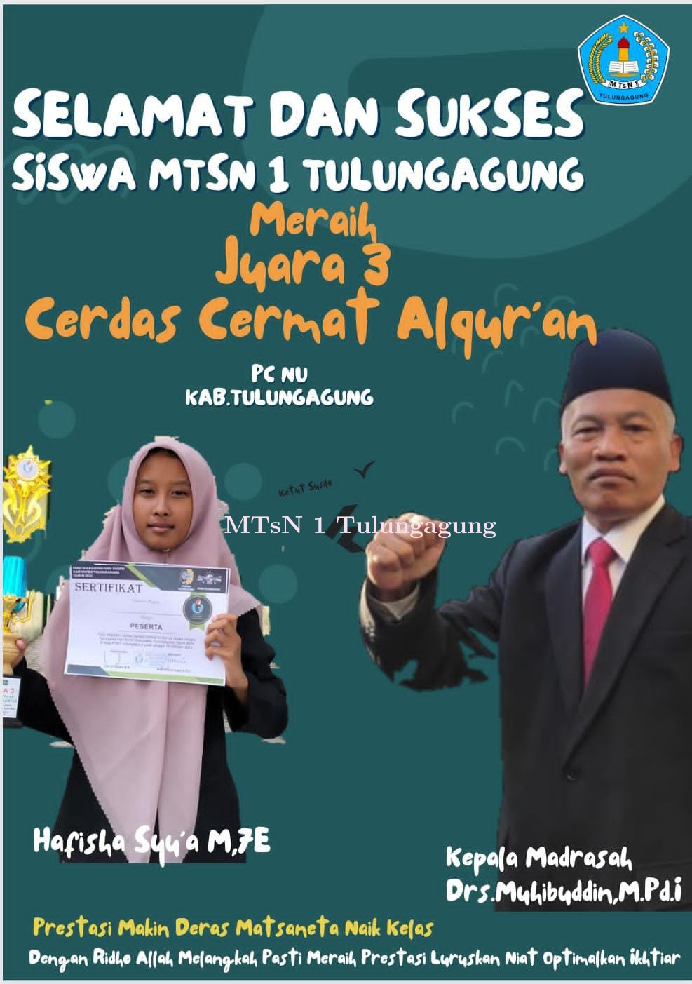 Wow! Siswa ini Juara 3 Cerdas Cermat Al-Qur\