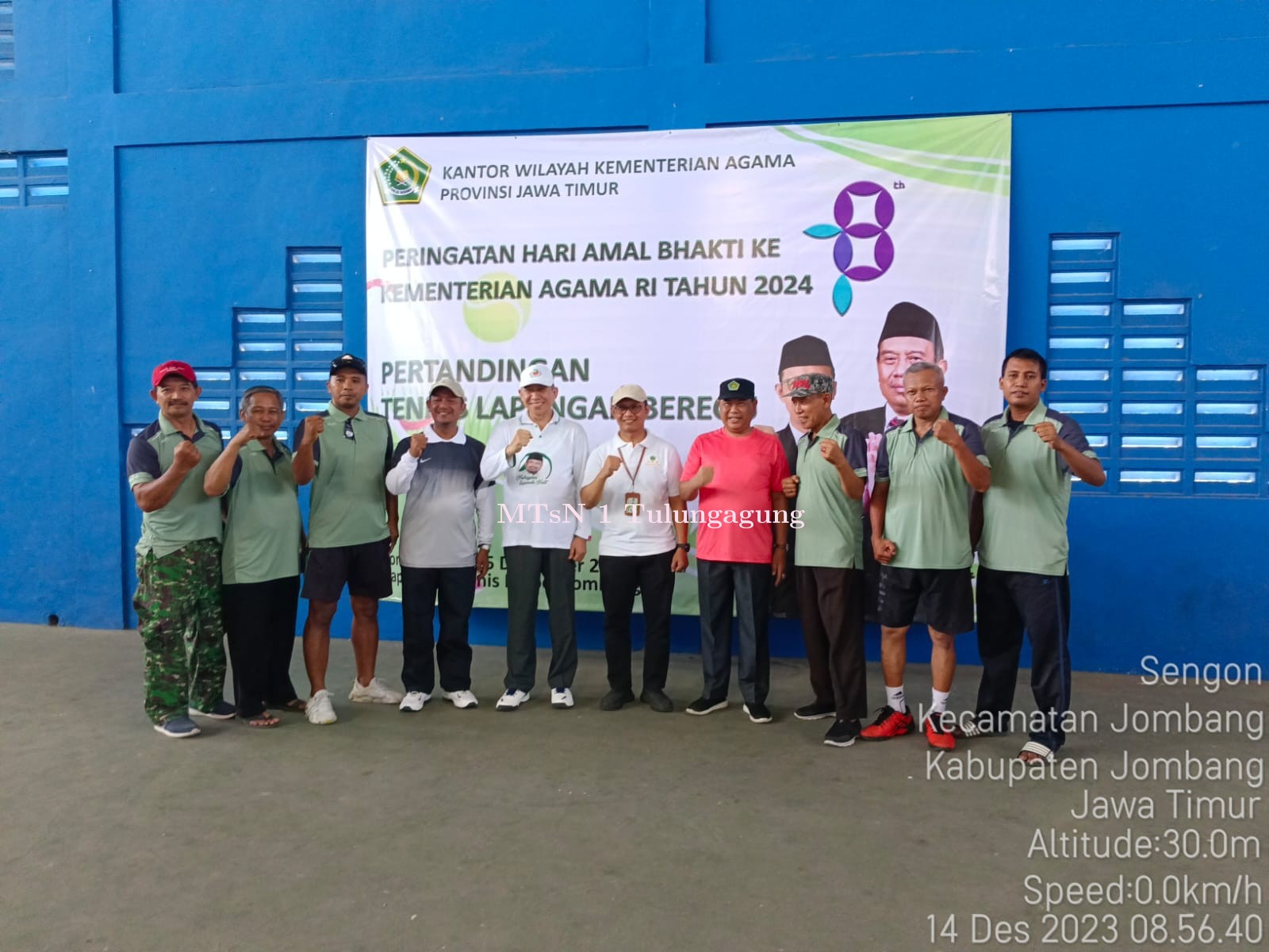 Guru Matsaneta Wakili Lomba Tenis HAB Kemenag Tingkat Provinsi Jatim