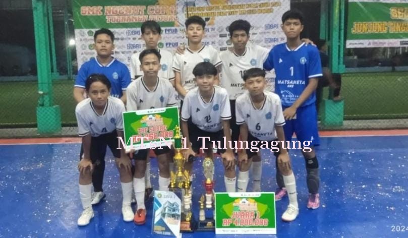 Josh!! Juara 1  dan Top Score Turnamen Futsal Pelajar SMP/MTs se - Karesidenan Kediri