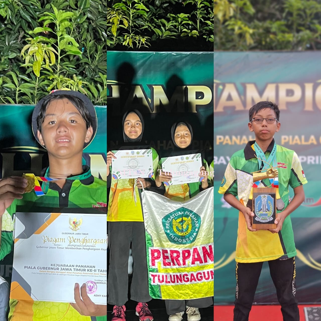 Pemanah  Matsaneta Panen Juara di Piala Gurbenur Jatim 2