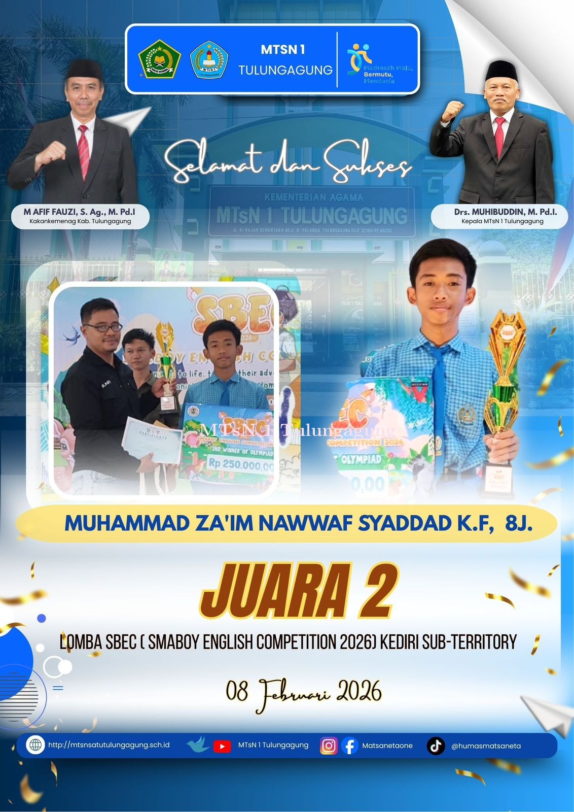 Juara II English Competition